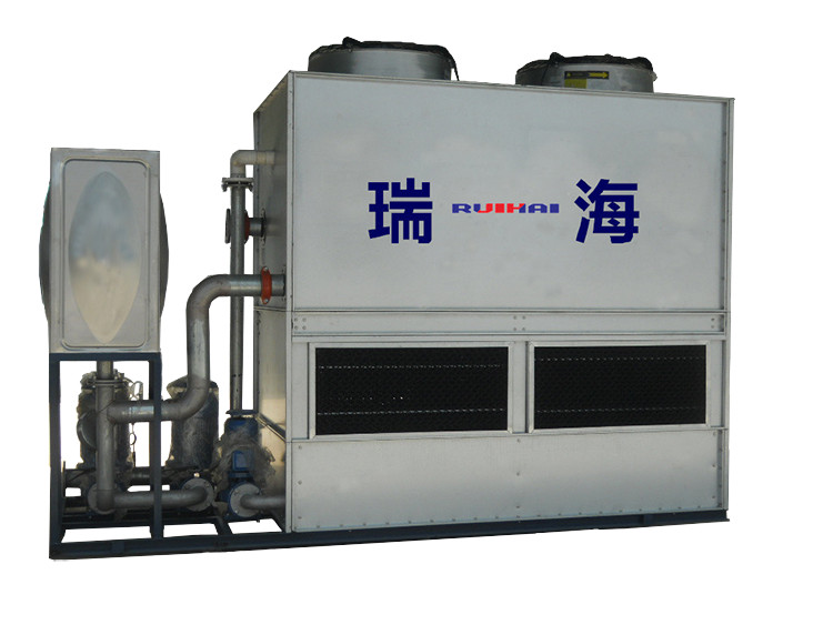 Countercurrent closed cooling tower