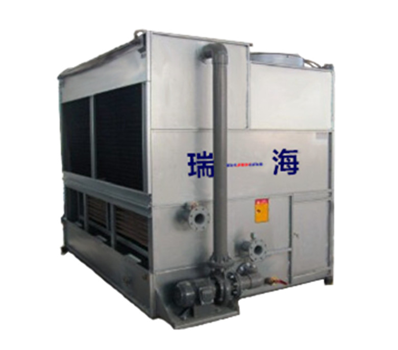 Composite cross-flow closed cooling tower