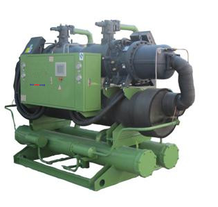 Water-cooled screw chiller (double head